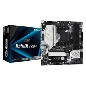 Asrock B550M Pro4 AMD B550 Presa AM4 micro ATX - E_0005_55298