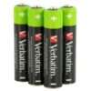 Verbatim Akku NiMH, Micro, AAA, HR03, 1.2V/1000mAh Blister (4-Pack) - E_0020_49837