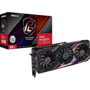 Asrock 90-GA3YZZ-00UANF scheda video AMD Radeon RX 7900 XTX 24 GB GDDR6 (Asrock RX7900 XTX Phantom Gaming OC, PCIe4, 24GB DDR6, HDMI, 3 DP, 2615MHz Clock, Overclocked, RGB) - E_0009_B47355802