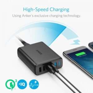 Anker PowerPort Speed 5 Interno Nero caricabatterie per cellulari e PDA - E_0016_A601-4FM
