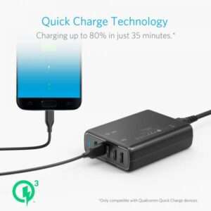 Anker PowerPort Speed 5 Interno Nero caricabatterie per cellulari e PDA - E_0016_A601-4FM