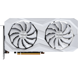 Asrock Challenger AMD Radeon RX 6600 8 GB GDDR6 (Asrock RX6600 Challenger White 8GB, 8GB GDDR6, HDMI, 3 DP, 2491MHz Clock, 0dB Cooling) - E_0009_B49541811