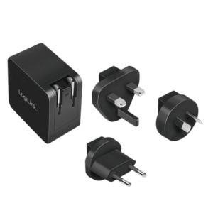 LogiLink PA0302 Caricabatterie per dispositivi mobili Universale Nero AC Ricarica rapida Interno - E_0015_         15851255000