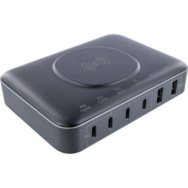 InLine Qi powerstation, Alimentatore multiporta, caricatore, Carica wireless - E_0015_ 16617859000