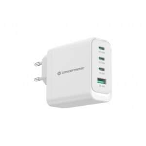 Conceptronic ALTHEA22W100 Caricabatterie per dispositivi mobili Universale Bianco AC Ricarica rapida Interno - E_0015_         20144766000