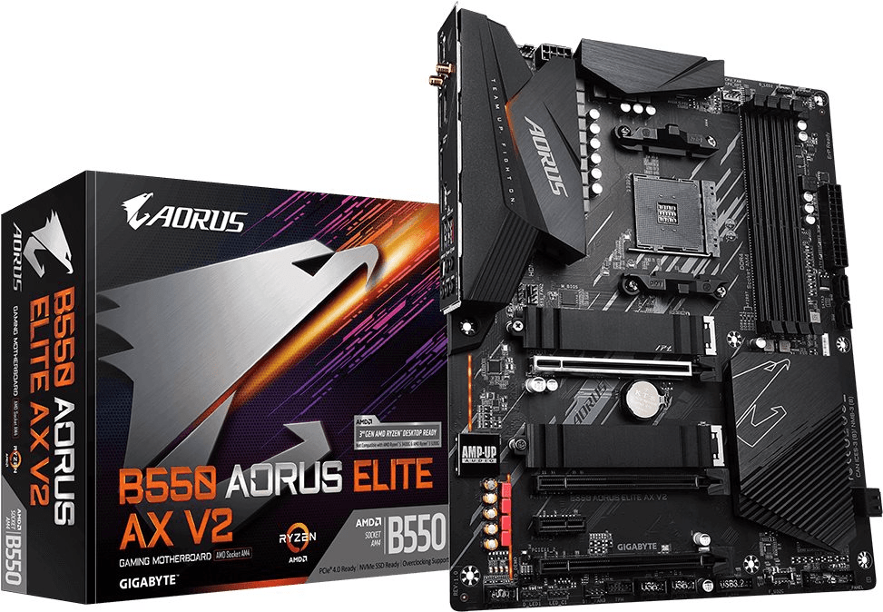 Gigabyte GA-B550-AORUS ELITE AX v2 (AM4) (D) - E_0005_58365