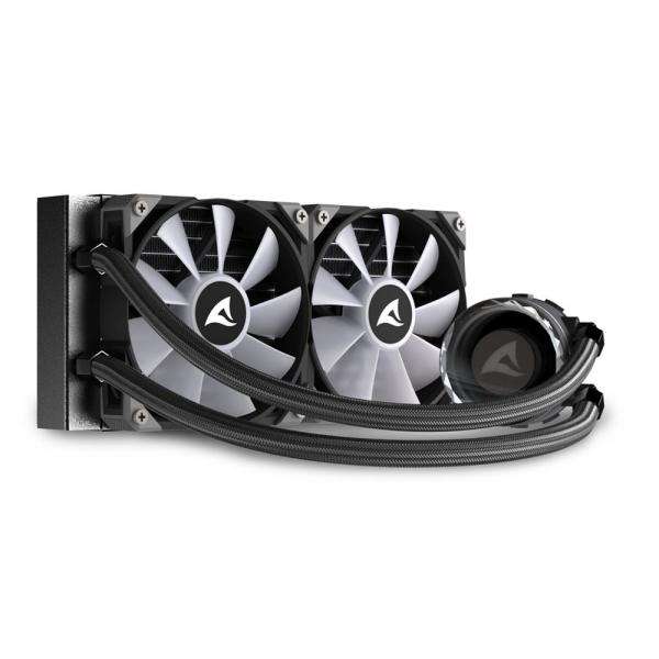 Cooler Sharkoon S80 RGB 2 Lüfter schwarz AiO-Wasserkühlung - E_0005_74650