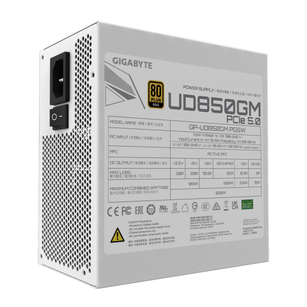 PC- Netzteil Gigabyte GP-UD850GM PG5W - E_0005_82154