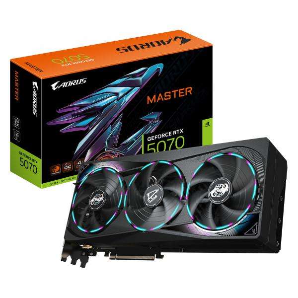 VGA Gigabyte GeForce® RTX 5070 12GB Aorus Master - E_0005_89676