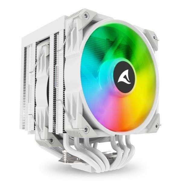 Cooler Sharkoon A60 Air Cooler RGB White (4044951042067) - E_0005_91090