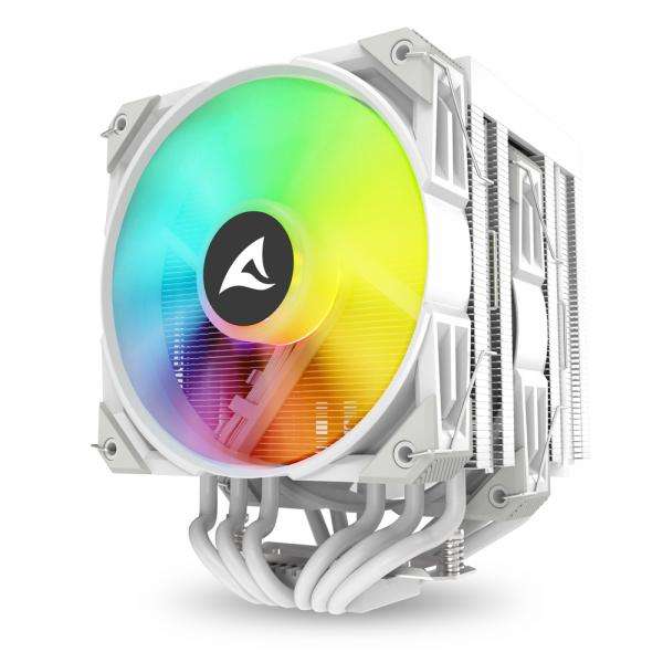 Cooler Sharkoon A60 Air Cooler RGB White (4044951042067) - E_0005_91090