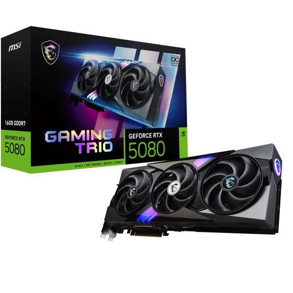 VGA MSI GeForce® RTX 5080 16GB GAMING TRIO OC - E_0005_88414