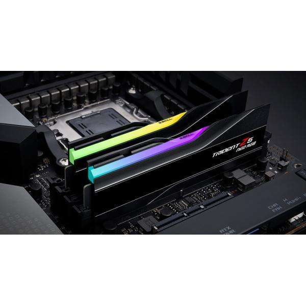 DDR5 32GB KIT 2x16GB PC 6000 G.Skill Trident Z5 Neo RGB F5-6000J3038F16GX2-TZ5NR - E_0005_83655