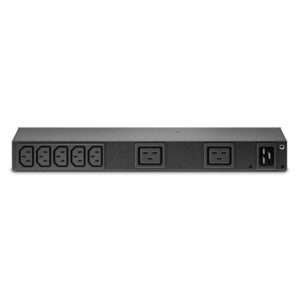 APC AP6120A unitÃ  di distribuzione dell'energia [PDU] 7 presa[e] AC 0U/1U Nero (APC Basic Rack PDU AP6120A - Power distribution unit [rack-mountable] - AC 100-240 V - input: IEC 60320 C20 - output c - E_0009_B3262845