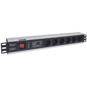 Intellinet 713962 unitÃ  di distribuzione dell'energia [PDU] 6 presa[e] AC 1.5U Nero (19 1.5U Rackmount 6-Output - Power Distribution Unit [PDU] - Warranty: 12M) - E_0009_B3299850