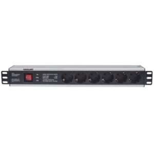 Intellinet 713962 unitÃ  di distribuzione dell'energia [PDU] 6 presa[e] AC 1.5U Nero (19 1.5U Rackmount 6-Output - Power Distribution Unit [PDU] - Warranty: 12M) - E_0009_B3299850