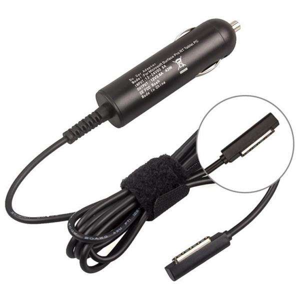CoreParts MBXMS-DC0001 Caricabatterie per dispositivi mobili Computer portatile Nero Accendisigari Auto (Car Adapter for MS Surface - 43W 12V 3.6A Plug:Surface - Thick Input: 12-24V - Warranty: 12M) - E_0009_B42133951
