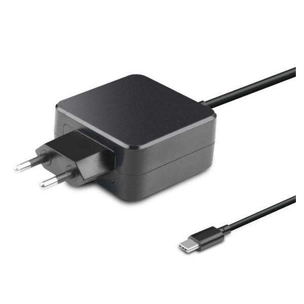 CoreParts MBXUSBC-AC0005 adattatore e invertitore Interno 45 W Nero (USB-C Power Adapter - 45W 5V2A-20V2.25A Plug:USB-C - EU Wall - 5V2A,9V2A,12V2A,15V3A,20V2.25A, 02DL122, 2CR08, JFC9P, F17M7 - Warr - E_0009_B43056452