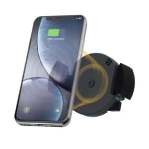 ALOGIC QC10RCMBK supporto per personal communication Supporto attivo Telefono cellulare/smartphone Nero (ALOGIC RAPID AIR VENT MOUNT - WIRELESS CHARGER WITH QI TECHNOL) - E_0009_B43489715