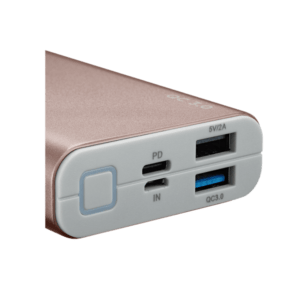 Canyon CND-TPBQC10RG batteria portatile Polimeri di litio [LiPo] 10000 mAh Rose Gold (Canyon QUICK charge LI-Polymer 10000mAH Powerbank Rose Gold) - E_0009_B43495731