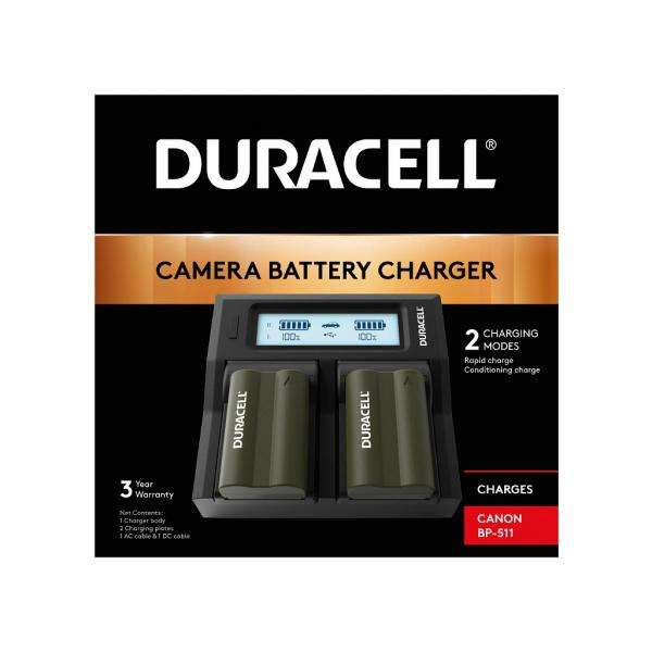 Duracell DRC6101 carica batterie (Duracell Dual DSLR Battery Charger) - E_0009_B43613078