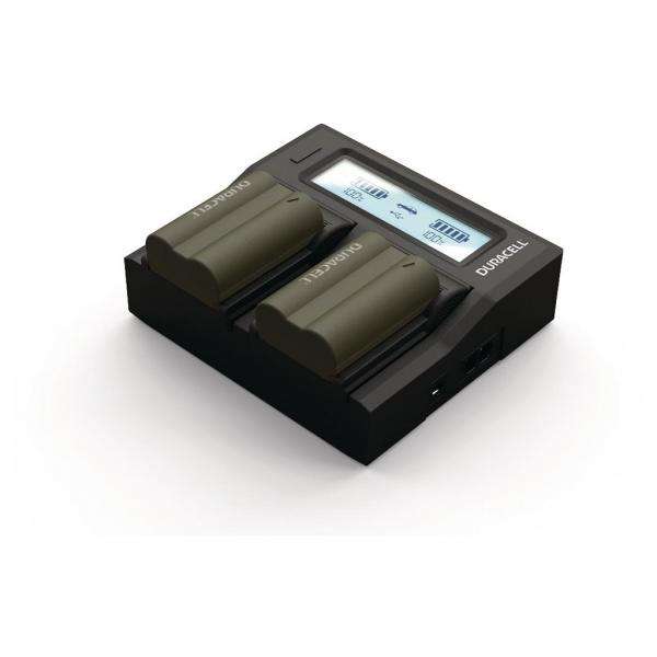Duracell DRC6101 carica batterie (Duracell Dual DSLR Battery Charger) - E_0009_B43613078