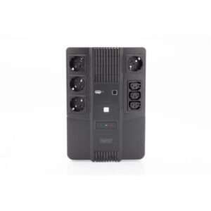 Digitus UPS tutto in uno, 600VA/360W, LED (ALLINONE UPS 600VA/360W LED 12V - 7AH 4XCEE 7/7 3XIEC C13 USB RJ45) - E_0009_B43628387