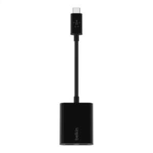 Belkin F7U081BTBLK Caricabatterie per dispositivi mobili Smartphone Nero USB Interno (BELKIN DUAL USBC CHARGE ADAPTER BLK) - E_0009_B44330384