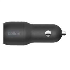 Belkin CARICABATTERIE DA AUTO CON DOPPIA PORTA USB-A 12W (Dual Usb-A Car Charger 12W X2) - E_0009_B44340228