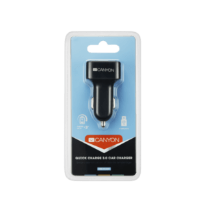 Canyon CNE-CCA07B Caricabatterie per dispositivi mobili Universale Nero Accendisigari Auto (Canyon Power Adaptor [In-car] 3 USB Port) - E_0009_B44401769