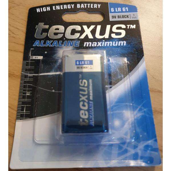 CoreParts MBR9V/6LR61 batteria per uso domestico Alcalino (Alkaline Mang 9V Block 200 mAh - Alkaline Manganese battery - Not-rechargeable - Warranty: 12M) - E_0009_B45273600