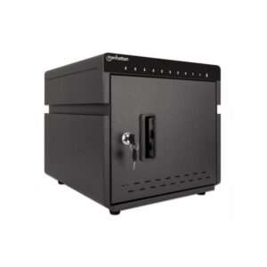 Manhattan 715942 portable device management cart& cabinet Armadio per la gestione dei dispositivi portatili Nero (Charging Cabinet/Cart via USB-C x10 Devices Desktop, Power Delivery 18W per port [180 - E_0009_B45300168