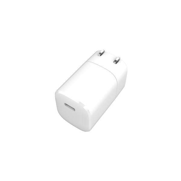 eSTUFF ES636125-BULK Caricabatterie per dispositivi mobili Smartphone Bianco AC Ricarica rapida Interno (Home Charger US PD 20W - 1 x USB-C Input: 230V US - plug. Output: PD 3.0 20W. White - Warranty - E_0009_B45313326