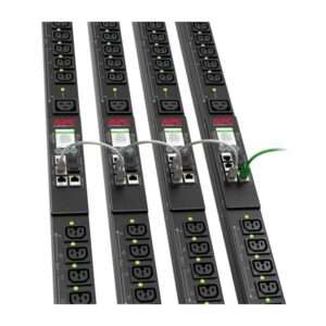 APC NetShelterâ„¢ 9000 unitÃ  di distribuzione dell'energia [PDU] 24 presa[e] AC 0U Nero (APC Rack PDU 9000 Switched APDU9941 - Power distribution unit [rack-mountable] - AC 200/208 V - 4992 VA - Eth - E_0009_B45375795