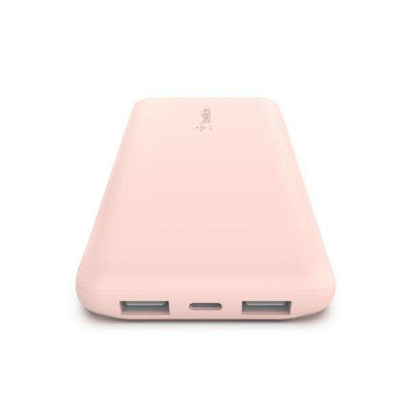 Belkin POWERBANK 10K CON CAVO USB-A USB-C - ROSA (Belkin 10K POWER BANKROSE GOLD) - E_0009_B45455822