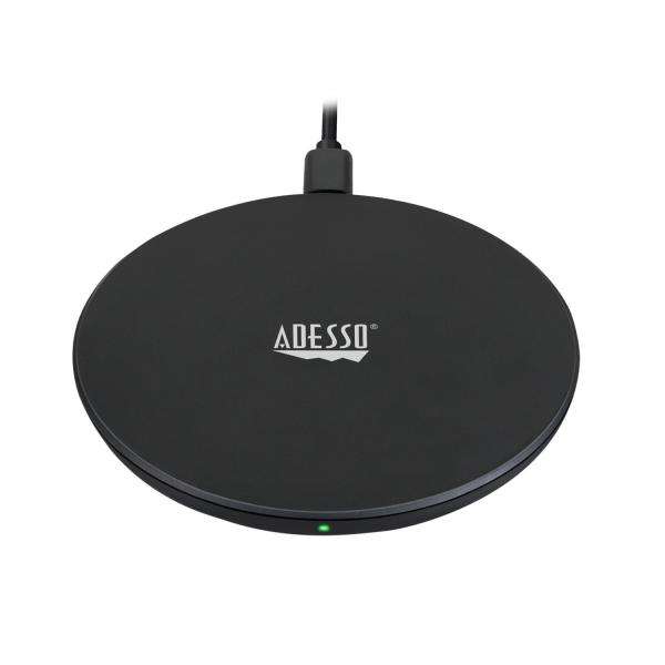 Adesso AUH-1010 Caricabatterie per dispositivi mobili Universale Nero USB Carica wireless Ricarica rapida Interno (10W MAX QI-CERTIFIED WIRELESS - CHARGER AUH-1010) - E_0009_B45841236