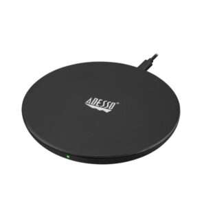 Adesso AUH-1010 Caricabatterie per dispositivi mobili Universale Nero USB Carica wireless Ricarica rapida Interno (10W MAX QI-CERTIFIED WIRELESS - CHARGER AUH-1010) - E_0009_B45841236