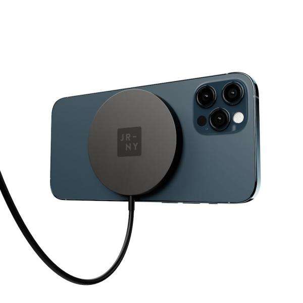 ALOGIC LWCMSDB Caricabatterie per dispositivi mobili Auricolare, Smartphone Marrone USB Carica wireless Auto, Interno (JOURNEY MAGSAFE COMPATIBLE - WIRELESS CHARGER - DARK BROWN) - E_0009_B45878906