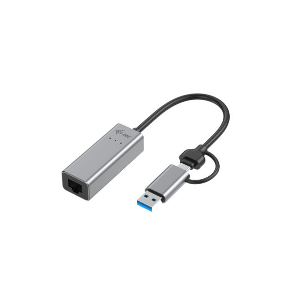 i-tec Metal USB-C/USB-A 2.5Gbps Ethernet Adapter (USB-C to RJ-45 2.5 Gbps Ethern) - E_0009_B45920142