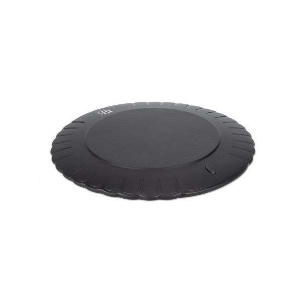 Manhattan 180306 Caricabatterie per dispositivi mobili Cuffie, Smartphone Nero USB Carica wireless Interno (SMARTPHONE WIRELESS CHARGING- - PAD QI CERTIFIED 5W BLACK) - E_0009_B46120560