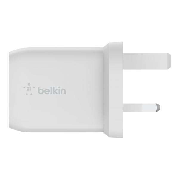 Belkin BOOST CHARGE PRO Universale Bianco AC Ricarica rapida Interno (65W PD PPS DUAL USB-C CHARGER UNI) - E_0009_B46945194