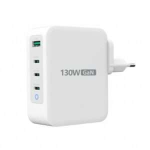 j5create JUP43130E-EN - Caricatore GaN USB-C® a 4 porte da 130W - UE (130W GAN USB-C 4-PORT CHARGER - EU) - E_0009_B46994306