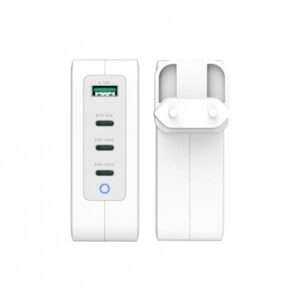 j5create JUP43130E-EN - Caricatore GaN USB-C® a 4 porte da 130W - UE (130W GAN USB-C 4-PORT CHARGER - EU) - E_0009_B46994306