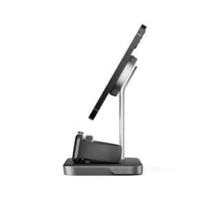 ALOGIC MSP31CS15W Caricabatterie per dispositivi mobili Auricolare, Smartphone, Orologio intelligente Nero USB Carica wireless Ricarica rapida Interno (MAGSPEED 3-IN-1 WIRELESS 15W - CHARGING STATION - E_0009_B47144589