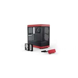 HYTE Y40 Midi Tower Nero, Rosso (HYTE Y40 MID TOWER CASE RED) - E_0009_B47480561