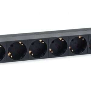 Equip 333286 unitÃ  di distribuzione dell'energia [PDU] 8 presa[e] AC 1U Nero (8-Outlet German Power - Distribution Unit With Iec - C14 Plug - Warranty: 12M) - E_0009_B47539884