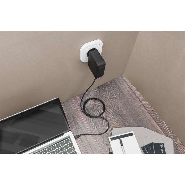 Digitus Caricatore per notebook USB-C, 100W GaN (NOTEBOOK POWER ADAPTER 100W - USB-C POWERED DEVICES 100W) - E_0009_B47912443