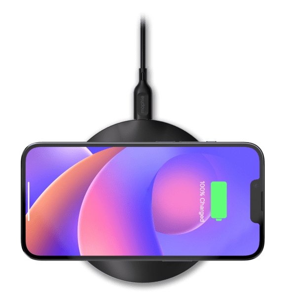 mophie essentials wireless charging pad 15W Smartphone Nero USB Carica wireless Interno (MOPHIE ESSENTIALS WIRELESS) - E_0009_B48220374