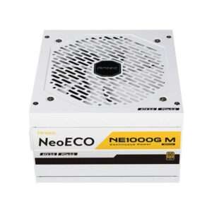 Antec Neo ECO Modular NE1000G M White ATX 3.0 alimentatore per computer 1000 W 20+4 pin ATX Bianco (Antec NE1000G M, White, PCIe 5.0 Ready, Fully Modular, 80PLUS Gold, Single Rail, 83A, 120mm FDB Fan - E_0009_B48670647