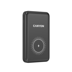 Canyon PB-1001 Polimeri di litio [LiPo] 10000 mAh Carica wireless Nero (CANYON QC 10000mAh Magnetic Wireless Black) - E_0009_B48674137